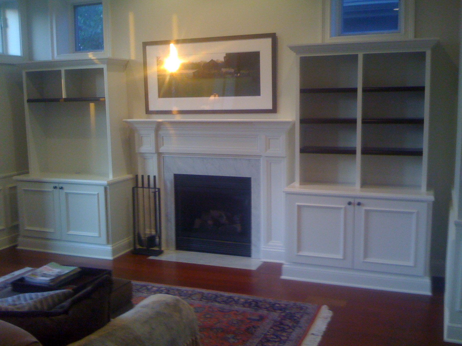Custom Built-Ins and Wainscoting
