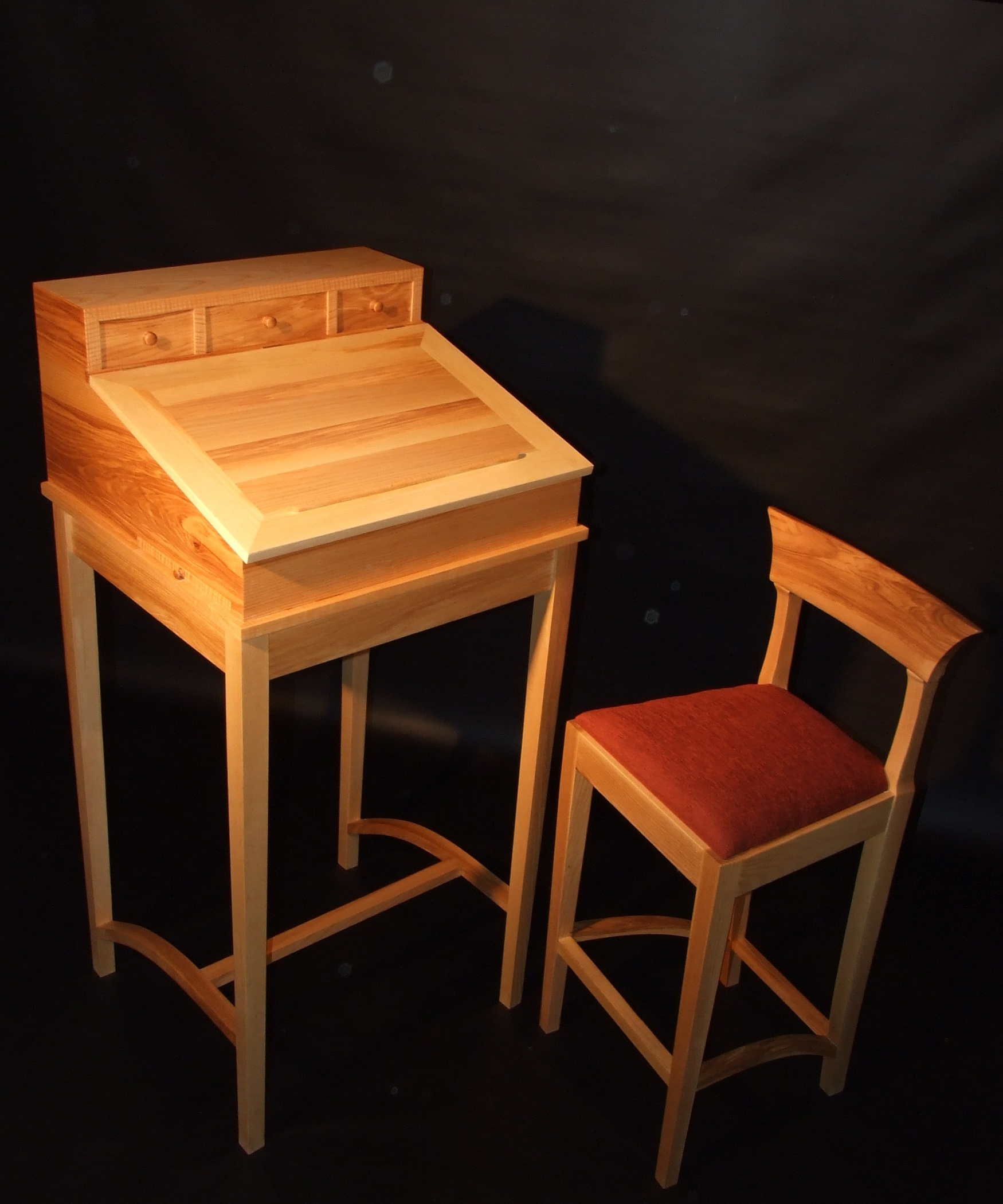 High Desk and Chair