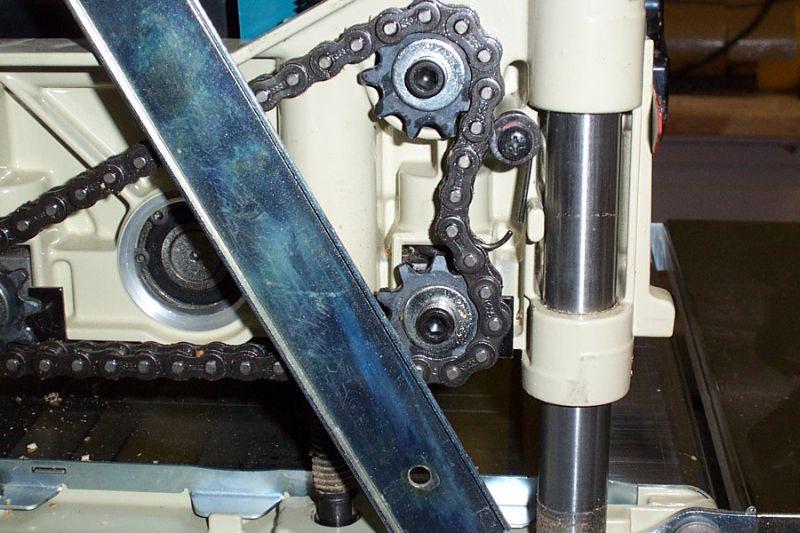 Troubleshooting Chain-Drive Problems on a Bench-Top Planer