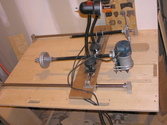 Router Duplicator for Copying Curved Shapes