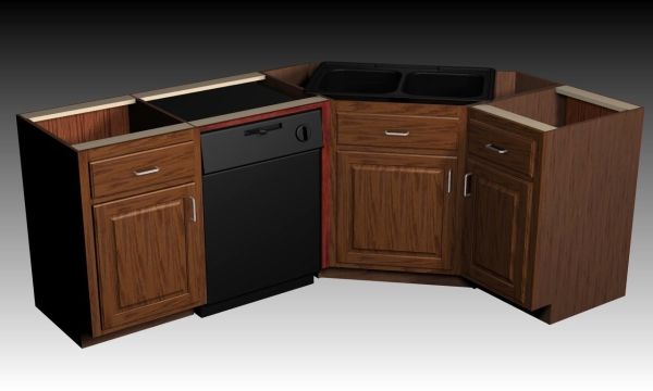 Plans to build Corner Kitchen Sink Cabinet Plans PDF Plans