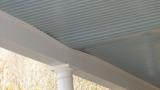 Moisture And Swelling Issues For A Porch Ceiling