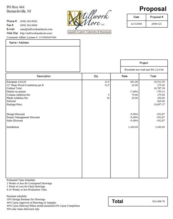 pricing a nice built-in cabinet