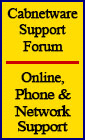Cabnetware Support Forum