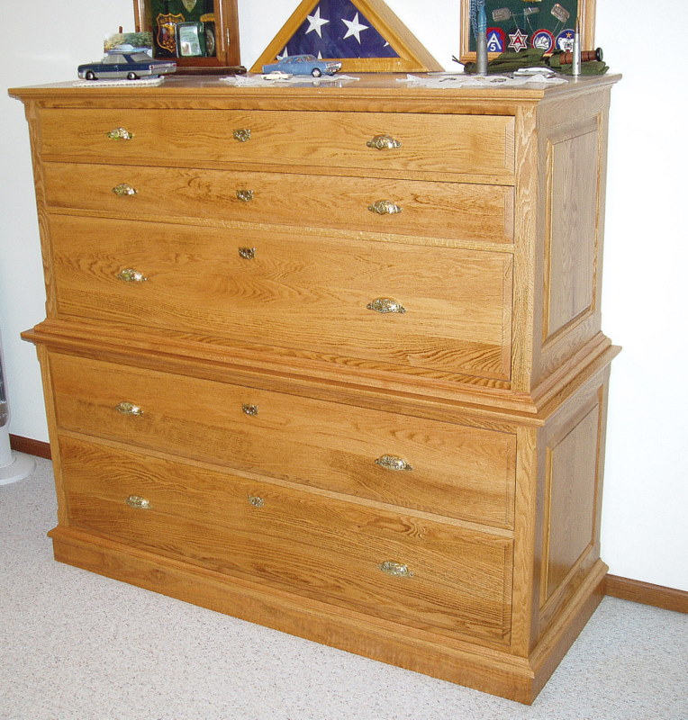 Gun Cabinet Disguised As A Dresser