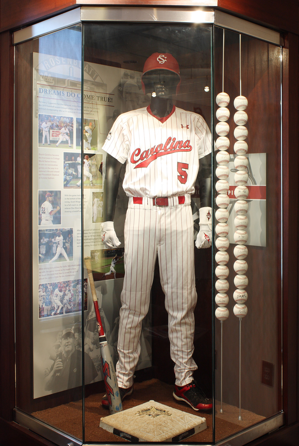 USC World Series NCAA Trophies