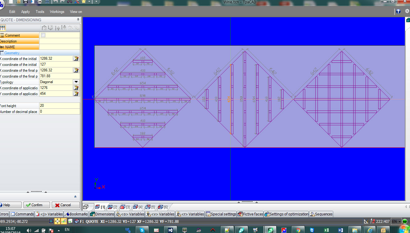Making Wine rack in vision WOODWEB's CAD Forum