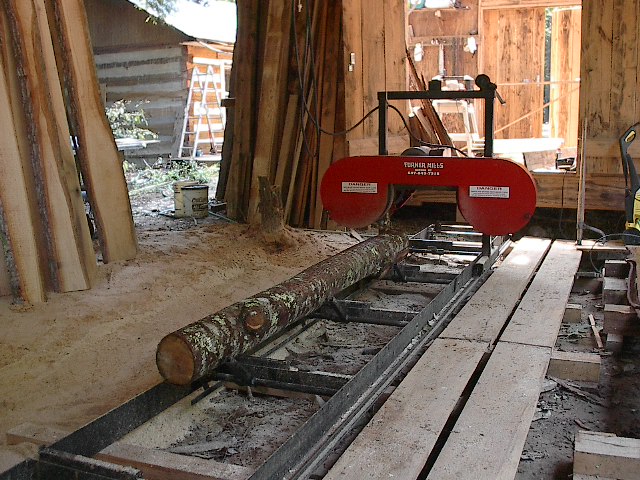 Base and Shelter Ideas for a Bandsaw Mill
