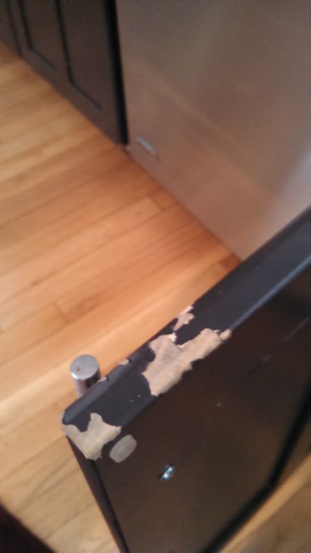 Paint Peeling Off Manufactured Cabinets