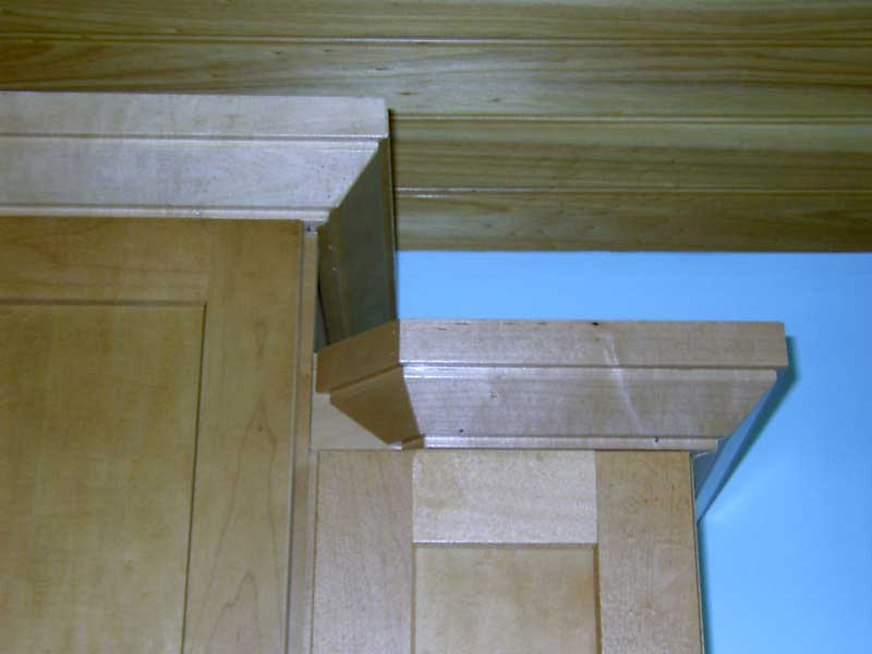 Crown Moulding For Uneven Height Cabinets