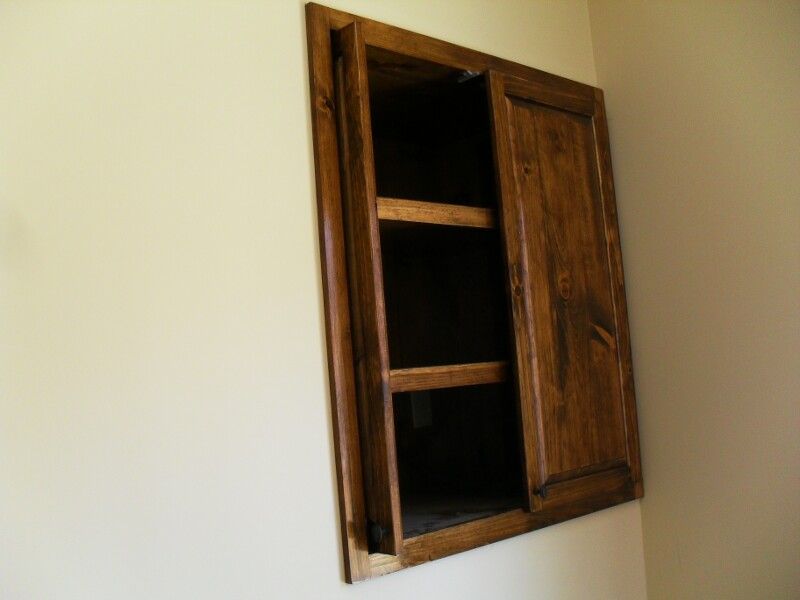 Cabinet Pocket Doors And Adjustable Shelves