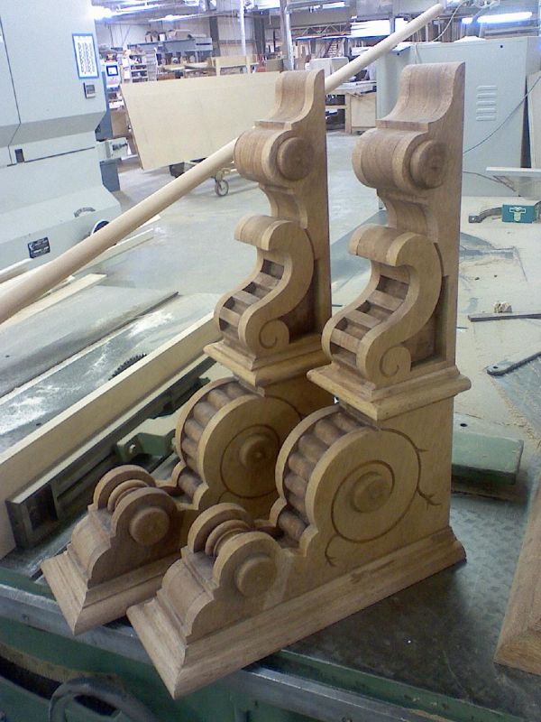custom architectural woodwork on the cnc