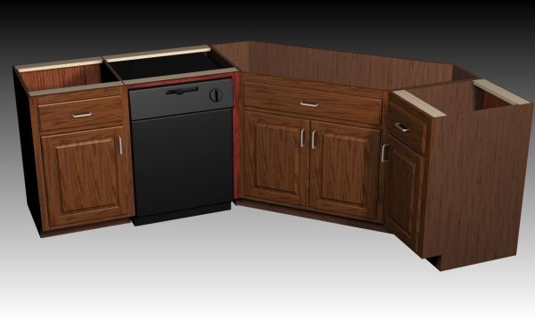 Designing A Corner Sink Cabinet