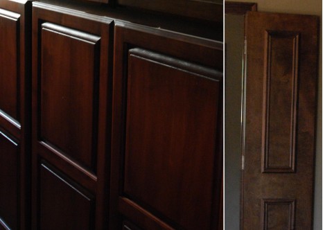 Refinishing Melamine Cabinets