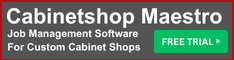 Cabinet Shop Maestro Software